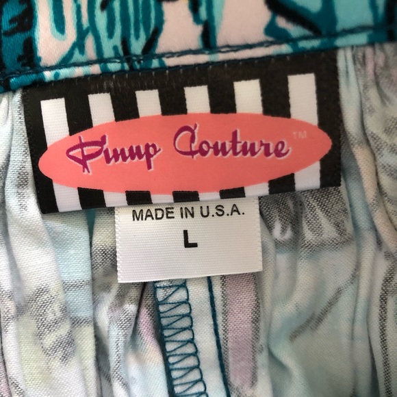 50s Style Pinup Couture A-Line Paris Themed Skirt - Picture 3 of 3